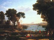 Claude Lorrain, Landscape with the Marriage of Isaac and Rebekah